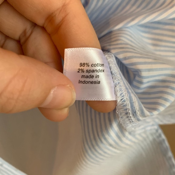 Lane Bryant Striped Sparkle Button Down - Picture 8 of 8